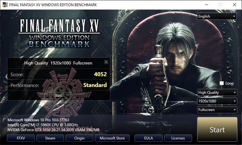 Final fantasy xv gtx 1650 cheap