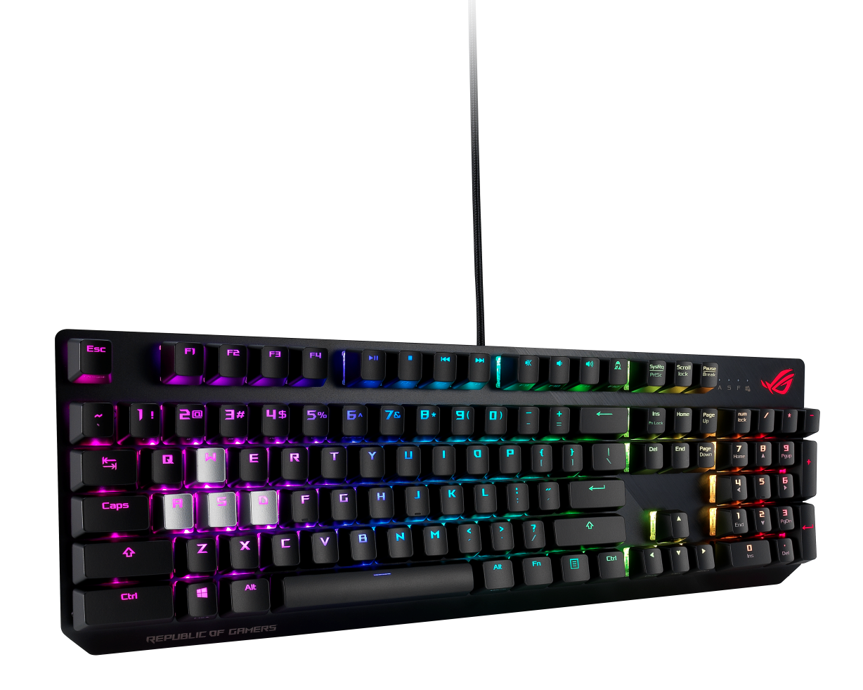 rog strix scope 02 ASUS Republic of Gamers เปิดตัว ROG Strix Scope แมคคานิคอลคีย์บอร์ดที่ออกแบบมาโดยเฉพาะสำหรับเกมเมอร์สาย FPS 