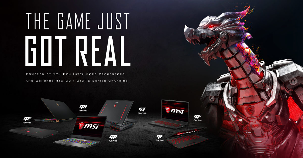 00thumbnail ขุมพลังใหม่! MSI เปิดตัว Gaming Notebook พร้อม CPU Intel® 9th Gen และการ์ดจอ NVIDIA® GeForce® GTX 16 ซีรี่ส์ ปลดปล่อยขีดสุดของประสิทธิภาพในการเล่นเกม!