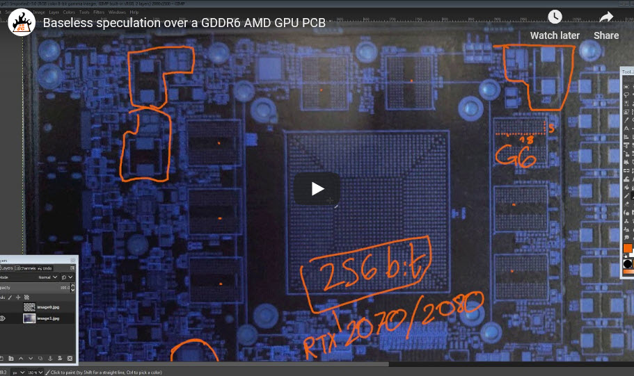 2019-04-28_9-17-28 2019 04 28 9 17 28 หลุดภาพ PCB ที่คาดว่าเป็นการ์ดจอ AMD NAVI 7nm ที่ดูแล้วอาจจะใช้แรม 256 bit GDDR6