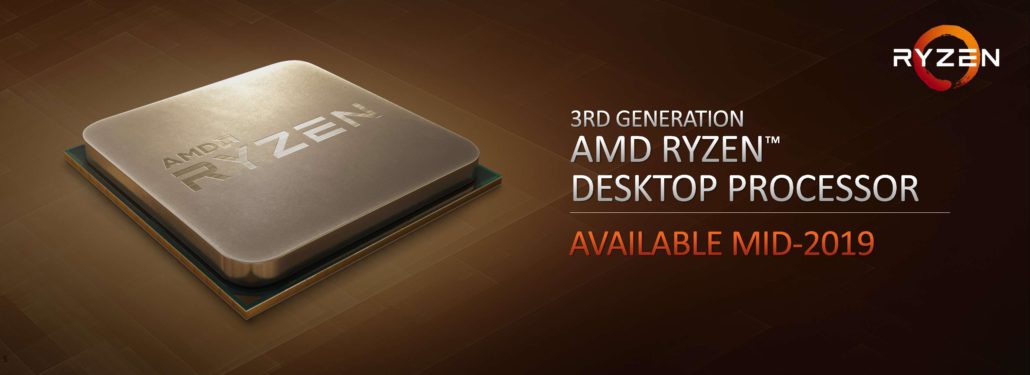 amd ryzen 3000 3rd gen zen 2 desktop processor 1030x375 ลือ!! AMD Ryzen 3000 ประสิทธิภาพ IPC ดีขึ้นกว่าเดิม 15เปอร์เซ็นและมีความเร็วสูงถึง 4.5Ghz อาจใช้งานแรมได้ทะลุความเร็ว 4000Mhz