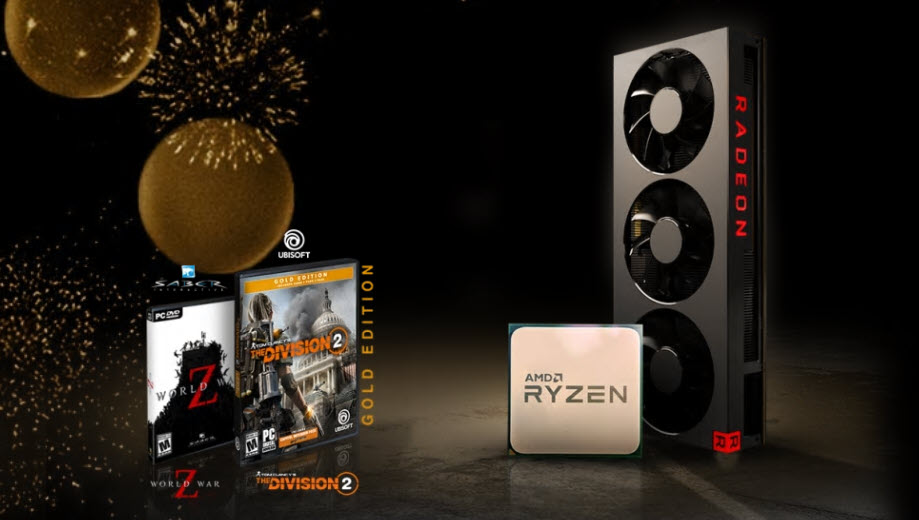 AMD ฉลองครบรอบ 50 ปี ด้วยชิปประมวลผล Ryzen และกราฟิกการ์ด Radeon “Gold Edition”, AMD50 Game Bundle และอื่นๆ อีกมากมาย   