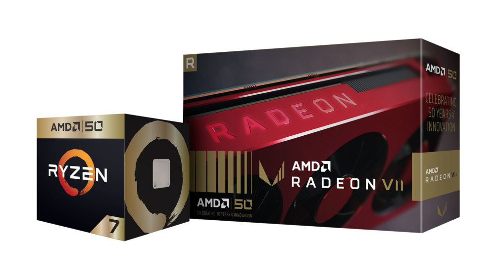 amd ryzen 7 2700x and amd radeon vii gold edition packagin 1000x563 AMD ฉลองครบรอบ 50 ปี ด้วยชิปประมวลผล Ryzen และกราฟิกการ์ด Radeon “Gold Edition”, AMD50 Game Bundle และอื่นๆ อีกมากมาย   