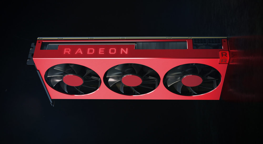 radeon vii red 1000x549 AMD ฉลองครบรอบ 50 ปี ด้วยชิปประมวลผล Ryzen และกราฟิกการ์ด Radeon “Gold Edition”, AMD50 Game Bundle และอื่นๆ อีกมากมาย   