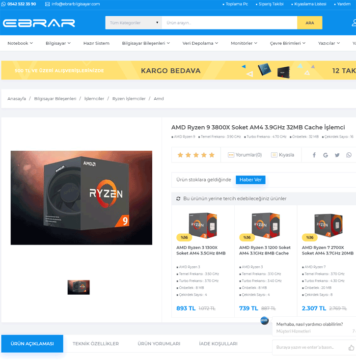 untitled 2 มายังไง!! AMD Ryzen 9 3800X , Ryzen 7 3700X และ Ryzen 5 3600X รุ่นใหม่ล่าสุดโผล่วางจำหน่ายในร้านค้าออนไลน์ 