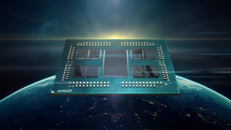 amd epyc rome 740x416 หลุดผลทดสอบที่คาดว่าเป็นซีพียู AMD EPYC Rome ในรหัส ZEN2 ขนาดสถาปัตย์ 7nm ในรุ่น 64 Core และ 32 Core ที่ยังไม่เปิดตัวอย่างเป็นทางการ 