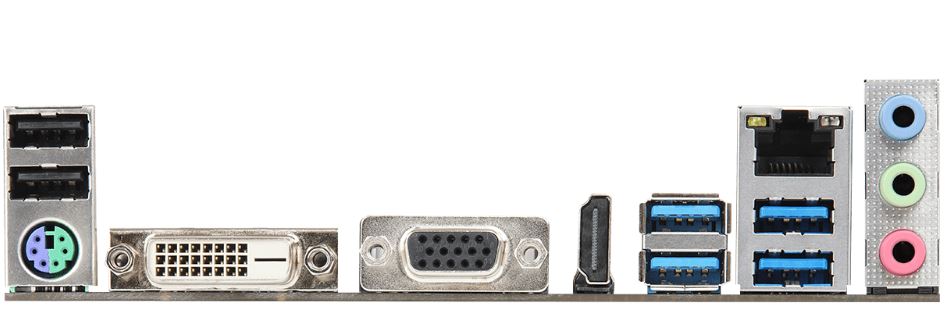 port connector ASRock B450M HDV R4.0 เมนบอร์ดรุ่นเล็ก ปรับแต่งได้ เพื่อคอเกมงบจำกัด