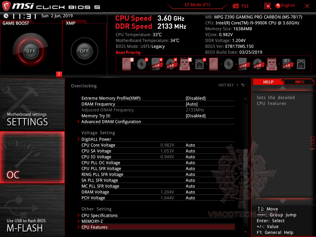 msi snapshot 01 MSI MPG Z390 GAMING PRO CARBON REVIEW