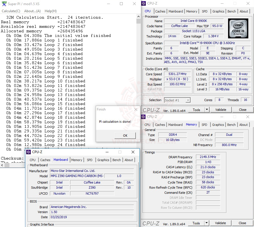 s32 oc MSI MPG Z390 GAMING PRO CARBON REVIEW