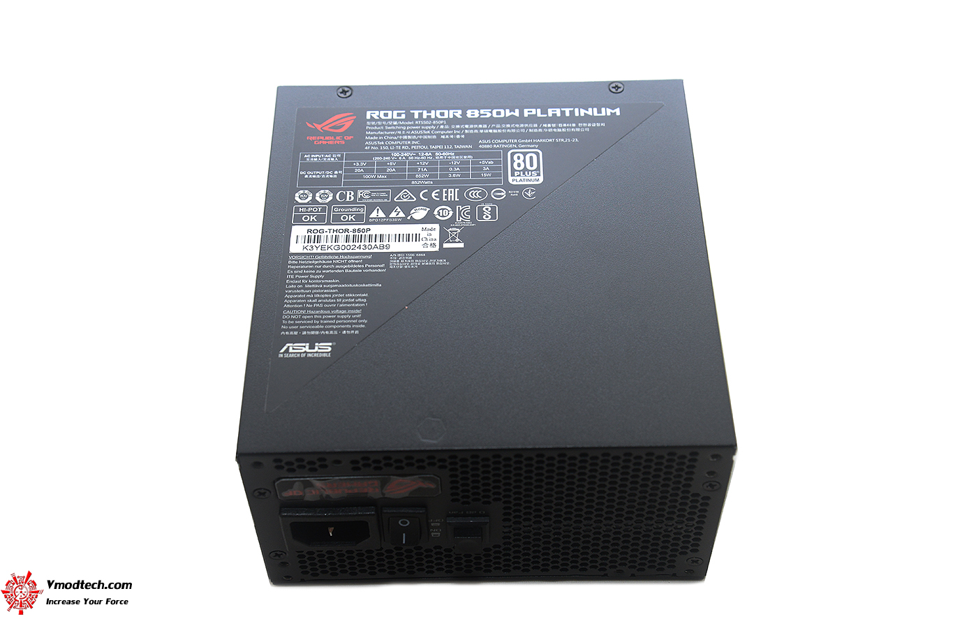 dsc 2707 ASUS ROG THOR 850W PLATINUM REVIEW