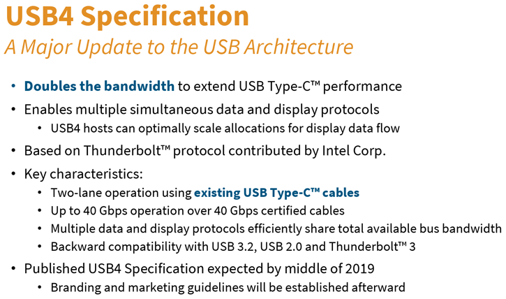 untitled 1 USB 4.0 รุ่นแรกอาจเปิดตัวในกลางปี 2020 กับความเร็วถึง 40Gbit/s กันเลยทีเดียว