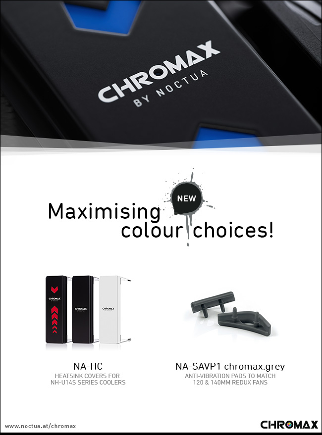 noctua chromax na hc56 savp1 grey Noctua เปิดตัวอุปกรณ์ตกแต่ง Chromax ชุดพัดลมและฮีตซิงค์ระบายความร้อนรุ่นใหม่ล่าสุด 