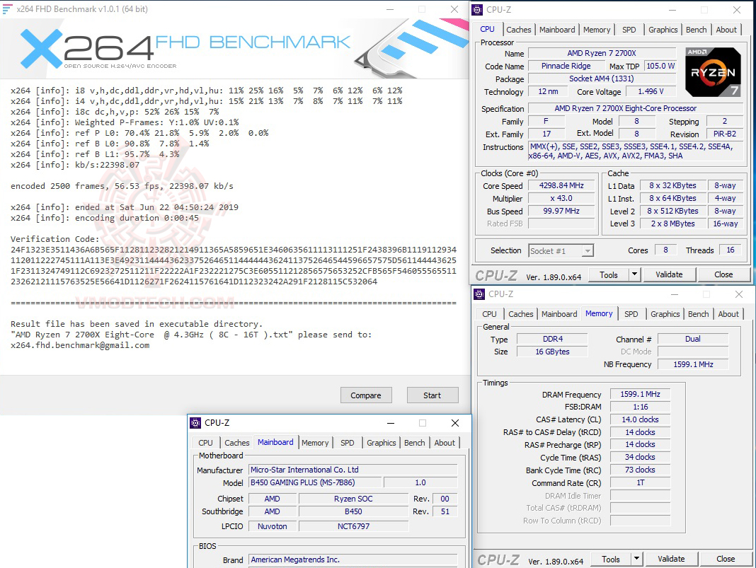 x264-1 x264 1 MSI B450 GAMING PLUS REVIEW