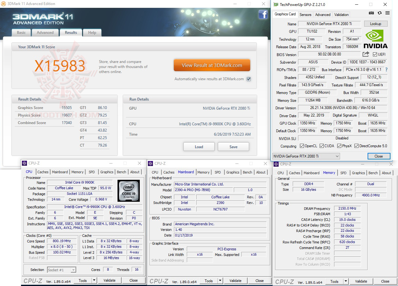 11x 11x MSI Z390 A PRO REVIEW