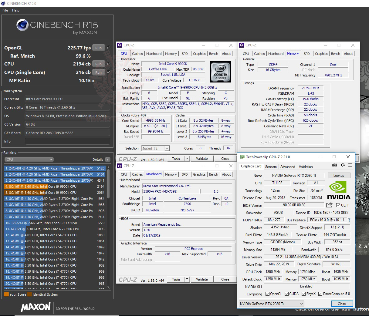 c15 c15 MSI Z390 A PRO REVIEW