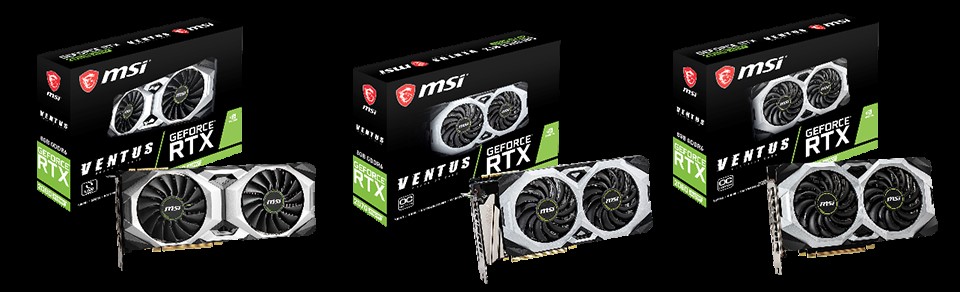 4 MSI ประกาศเปิดตัวการ์ดจอ Nvidia GeForce® RTX 2060/2070/2080 SUPER™ Series รุ่นใหม่ล่าสุดมากมายหลากหลายรุ่น