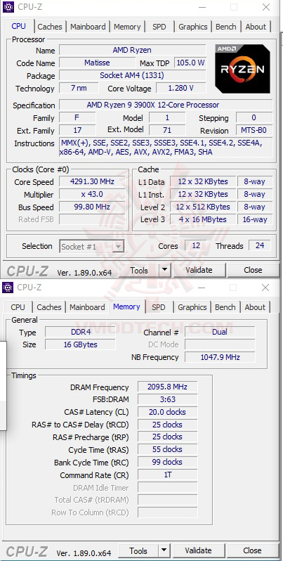 cpuid4200 ASUS Pro WS X570 ACE REVIEW