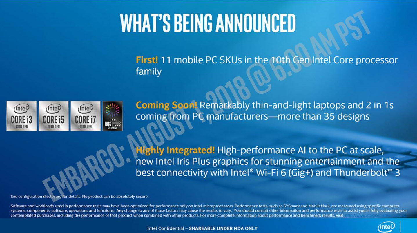 2019-08-02_9-46-08 2019 08 02 9 46 08 INTEL เปิดตัวซีพียู INTEL 10th GEN รุ่นใหม่ล่าสุด Ice Lake U และ Ice Lake Y ที่ใช้งานในแล็ปท๊อปกินไฟต่ำเพียง 9 28W เท่านั้น