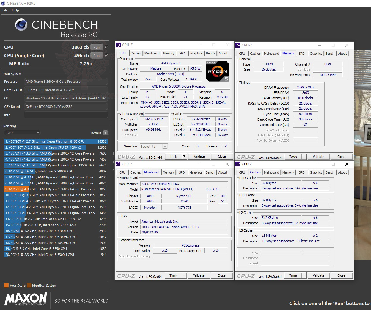 c20 ASUS ROG Crosshair VIII Hero (WI FI) Review