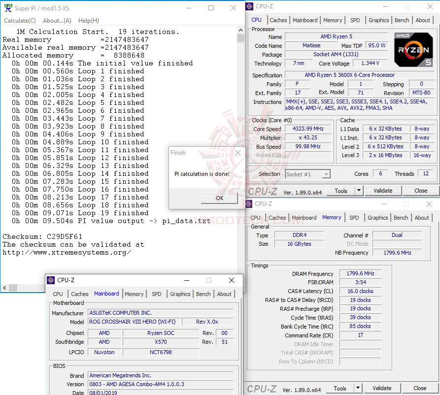 s1 G.SKILL Trident Z Neo DDR4 3600MHz CL16 19 19 39 1.35V 16GB (2x8GB) Review