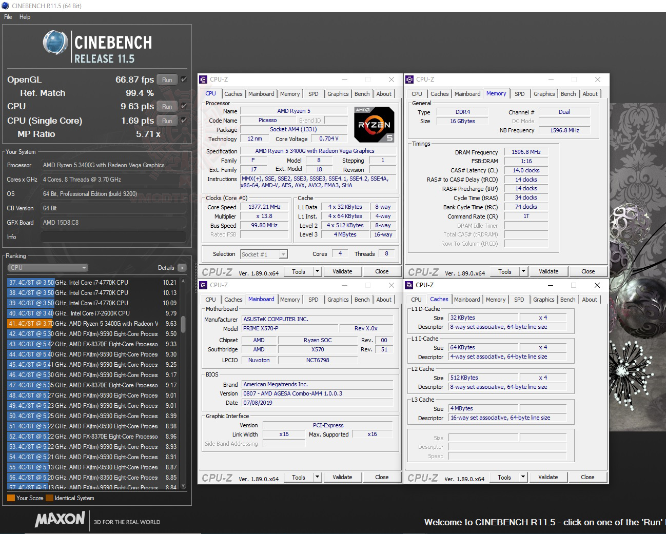 c11 AMD RYZEN 5 3400G PROCESSOR REVIEW 