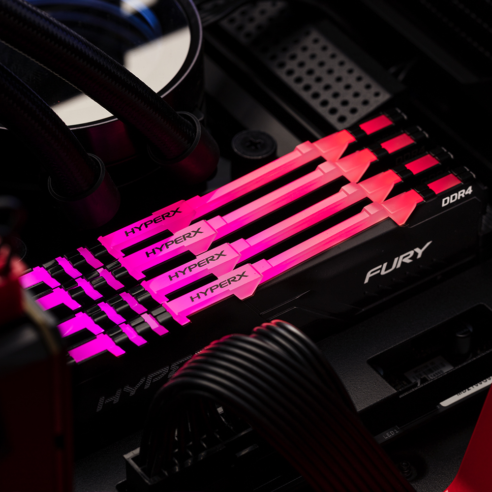 HyperX ขยายไลน์ผลิตภัณฑ์หน่วยความจำ DDR4 FURY RGB