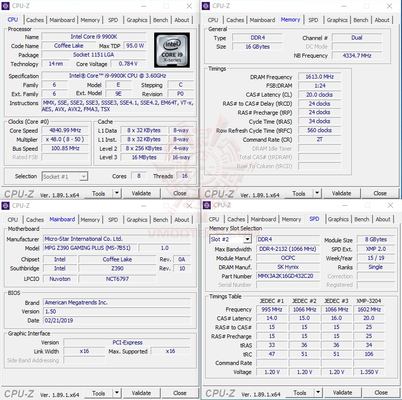 cpuid OCPC X3TREME AURA RGB DDR4 3200Mhz CL20 25 25 34 16GB 8*2 REVIEW