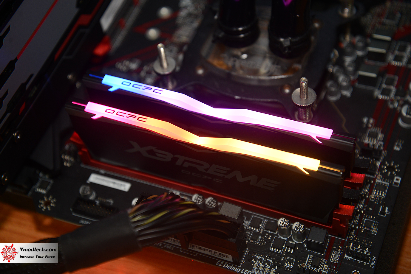 dsc 7694 OCPC X3TREME AURA RGB DDR4 3200Mhz CL20 25 25 34 16GB 8*2 REVIEW