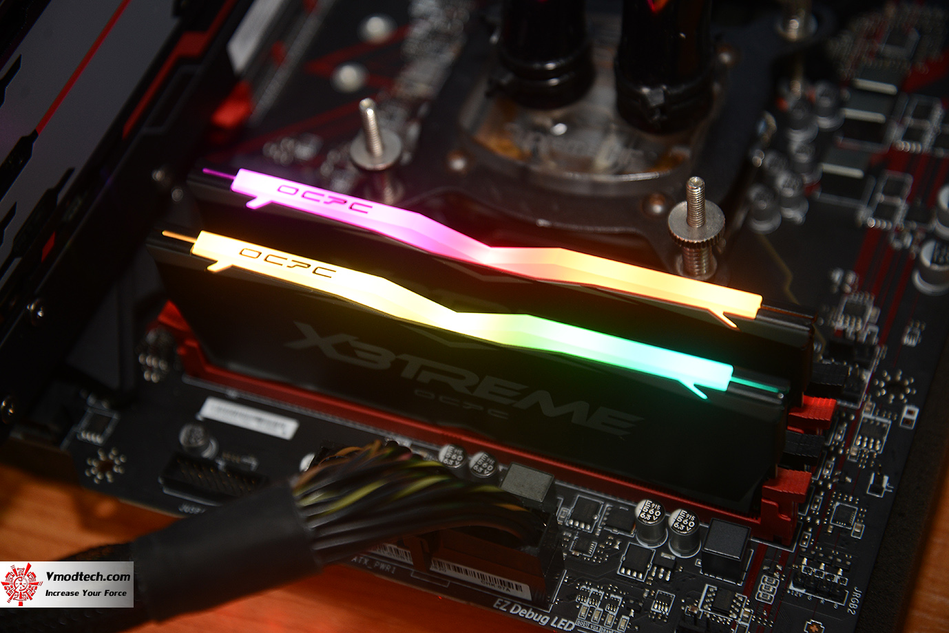 dsc 7695 OCPC X3TREME AURA RGB DDR4 3200Mhz CL20 25 25 34 16GB 8*2 REVIEW