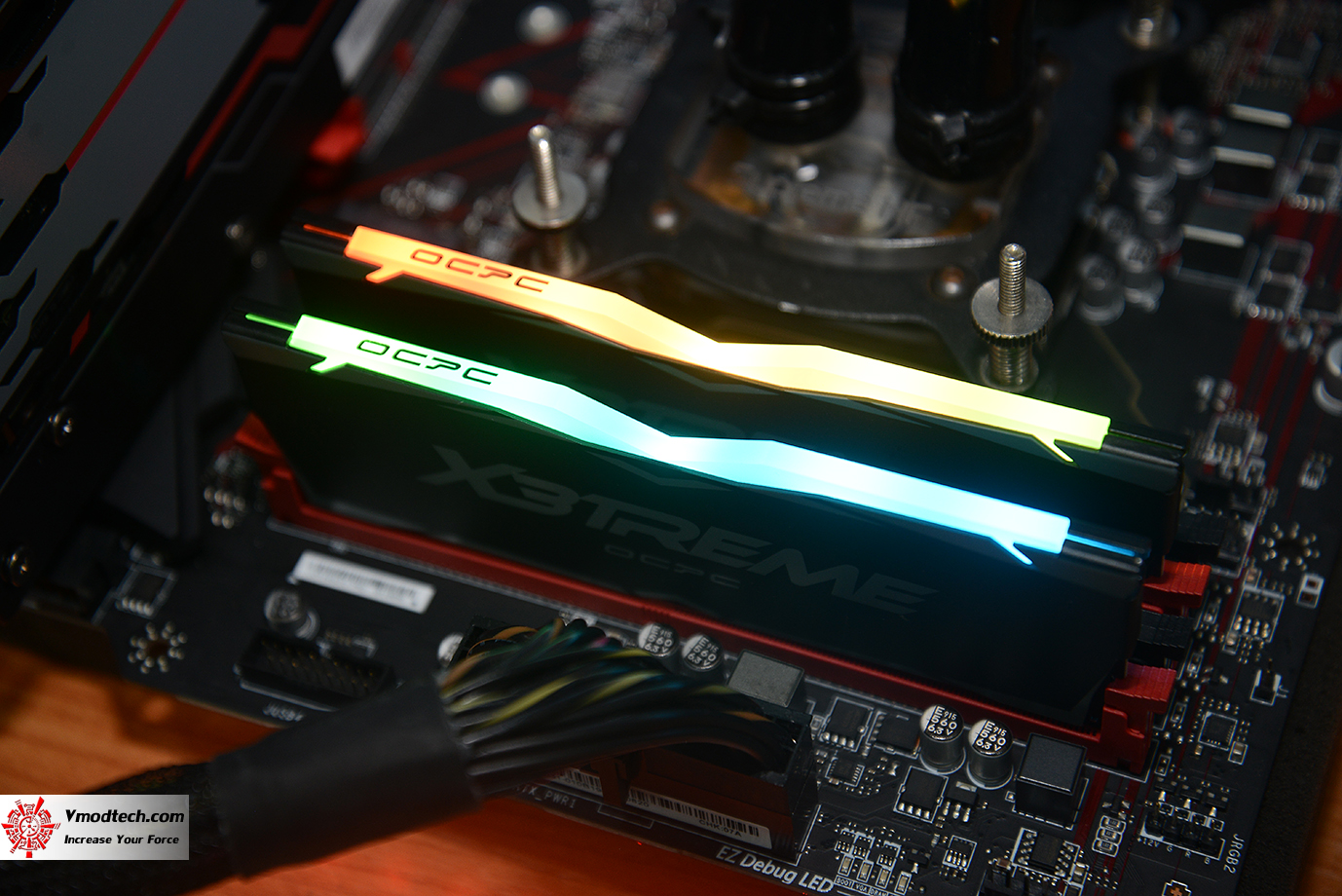 dsc 7698 OCPC X3TREME AURA RGB DDR4 3200Mhz CL20 25 25 34 16GB 8*2 REVIEW