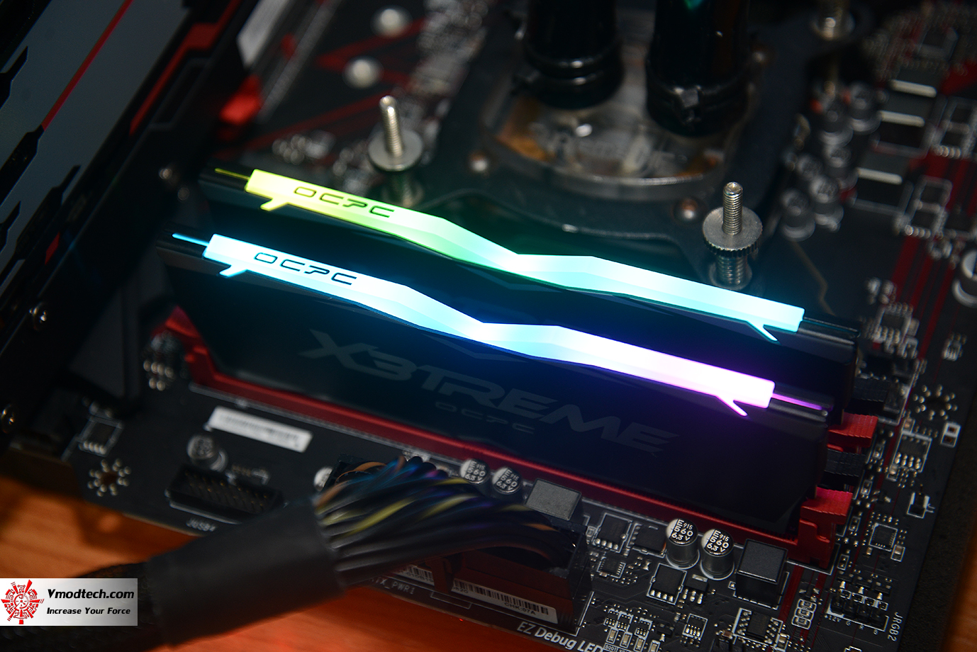 dsc 7699 OCPC X3TREME AURA RGB DDR4 3200Mhz CL20 25 25 34 16GB 8*2 REVIEW