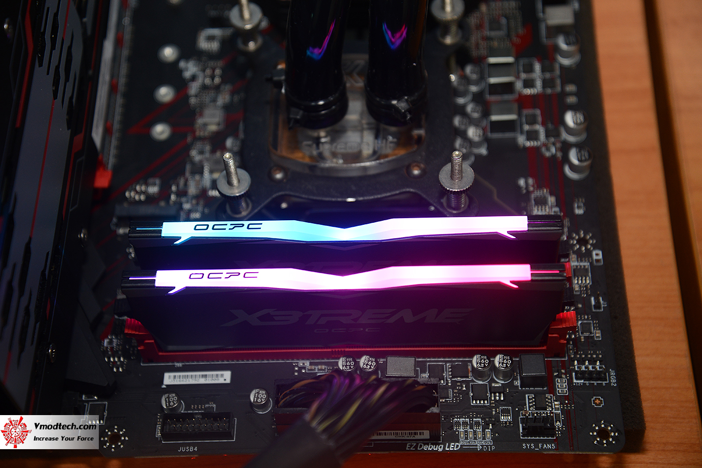 dsc 7711 OCPC X3TREME AURA RGB DDR4 3200Mhz CL20 25 25 34 16GB 8*2 REVIEW