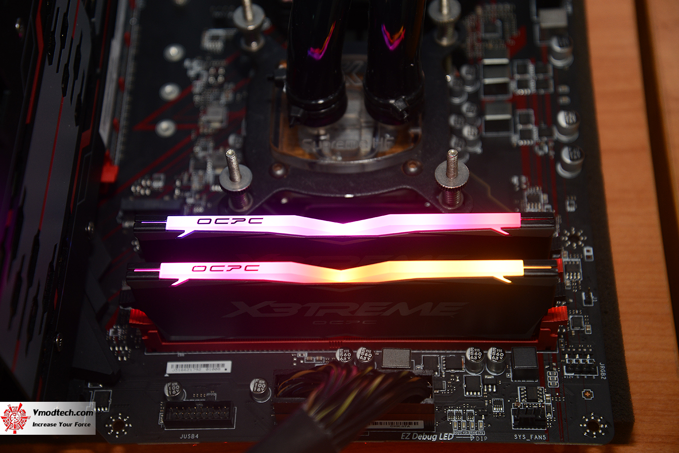 dsc 7712 OCPC X3TREME AURA RGB DDR4 3200Mhz CL20 25 25 34 16GB 8*2 REVIEW