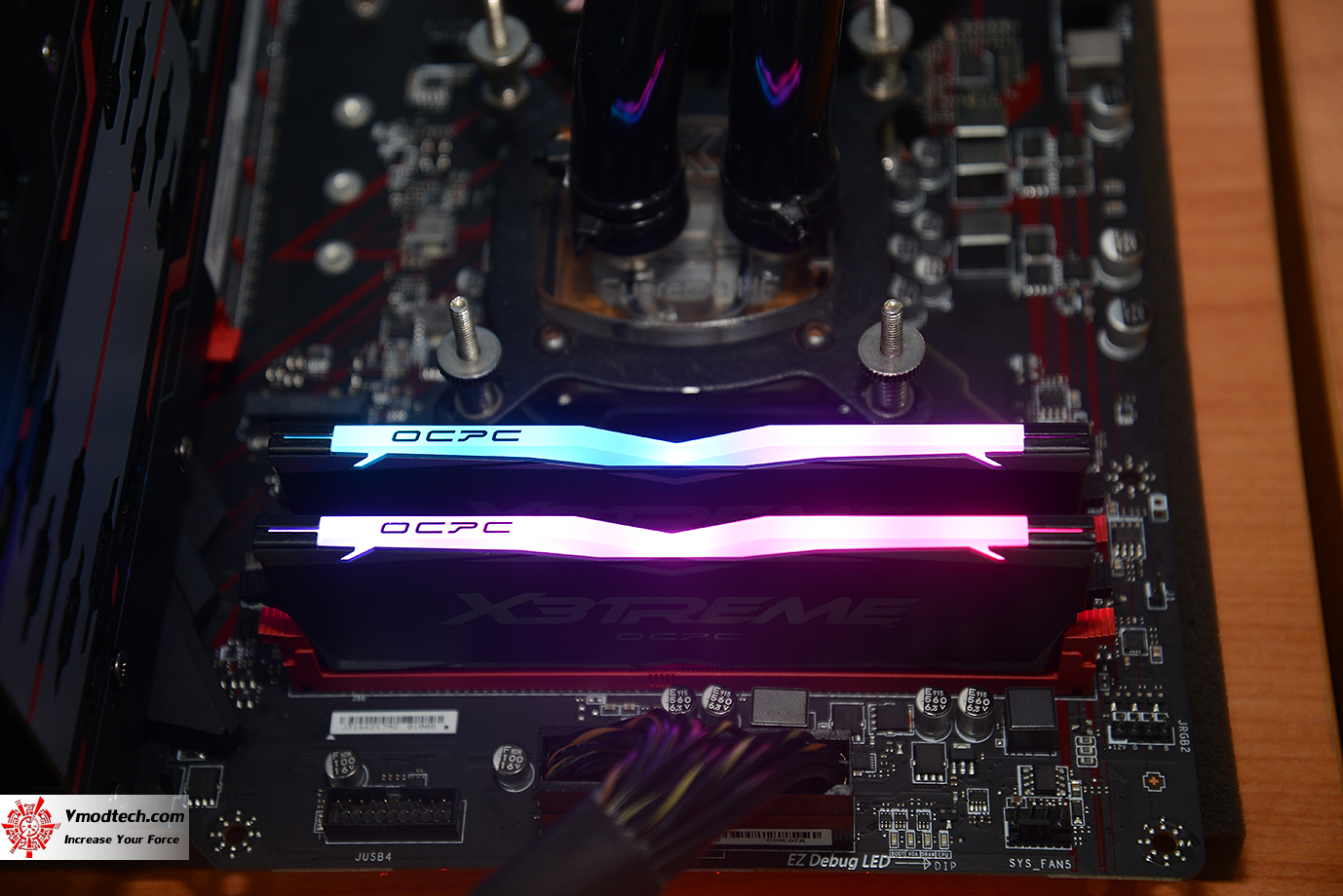 dsc 7716 OCPC X3TREME AURA RGB DDR4 3200Mhz CL20 25 25 34 16GB 8*2 REVIEW