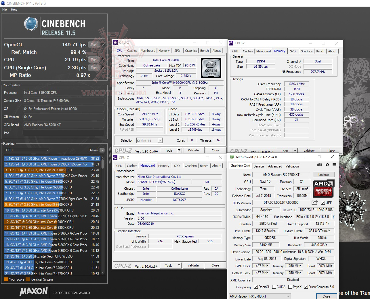 c11 MSI B365M PRO VDH REVIEW