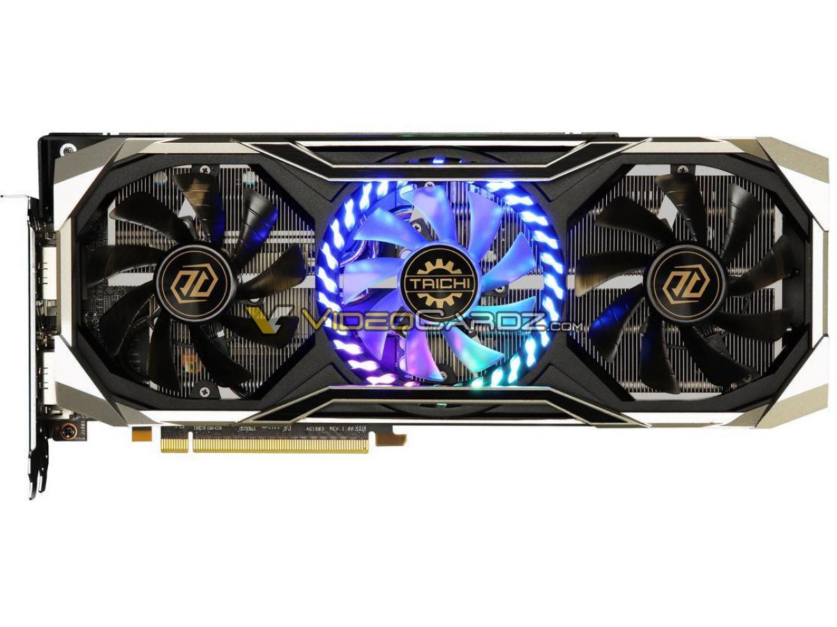 asrock radeon rx 5700 xt taichi oc 4 หลุดภาพการ์ดจอ ASROCK Radeon RX 5700 XT TAICHI OC มีพอต DisplayPort ให้มากถึง 4พอตเลยทีเดียว 