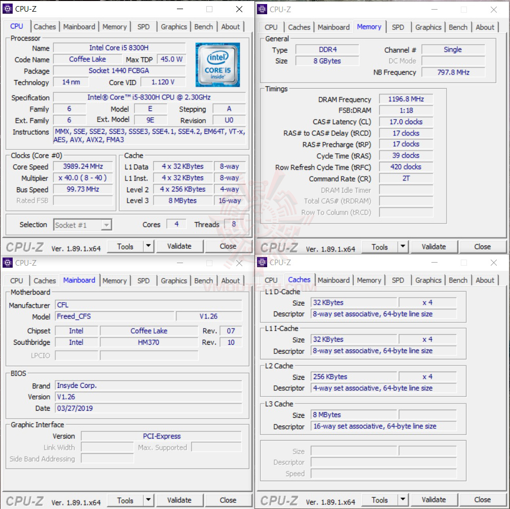 cpuid maxx Acer Nitro5 AN515 52 53TU Review 
