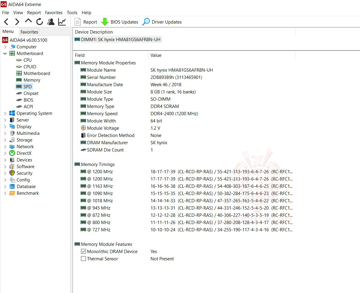 mem speed Acer Nitro5 AN515 52 53TU Review 