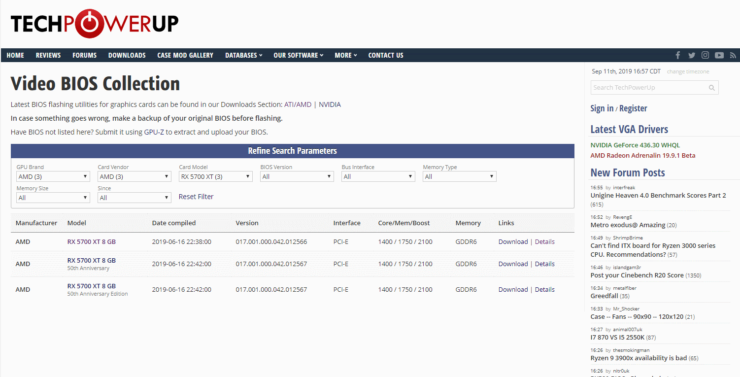 desktop-screenshot-20190911-16575397-740x377 desktop screenshot 20190911 16575397 740x377 ขาแฟลสต้องลอง!!! แฟลสไบออสให้ AMD Radeon RX 5700 ด้วยไบออสของ RX 5700XT ทำให้แรงขึ้นมากกว่าเดิม