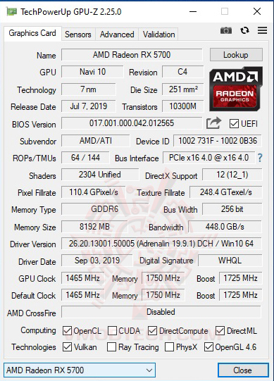 gpuz AMD RYZEN 5 3600 PROCESSOR REVIEW 