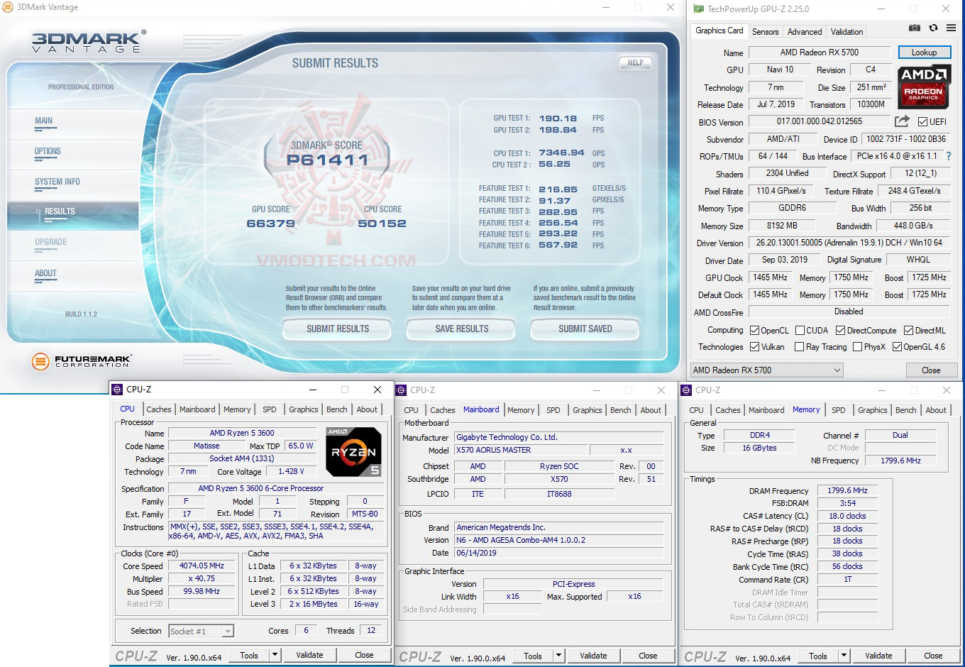vt AMD RYZEN 5 3600 PROCESSOR REVIEW 