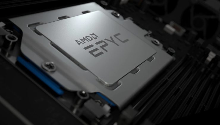 amd epyc rome 740x422 AMD เปิดตัว AMD EPYC 7H12 ในรหัส Rome สถาปัตย์ ZEN2 ขนาด 7nm กับจำนวนคอร์มากถึง 64C/128T ที่ใช้ชุดระบายความร้อนด้วยระบบน้ำสำหรับเครื่องเซิร์ฟเวอร์