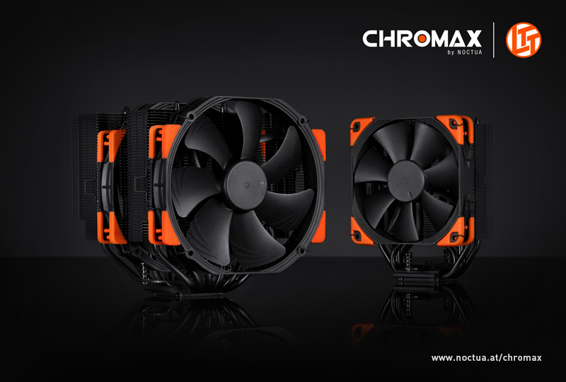 noctua chromax black linus tech tips limited edition Noctua เปิดตัวฮีตซิงค์ระบายความร้อนซีพียู Chromax.black CPU coolers รุ่นใหม่ล่าสุด 3รุ่น 
