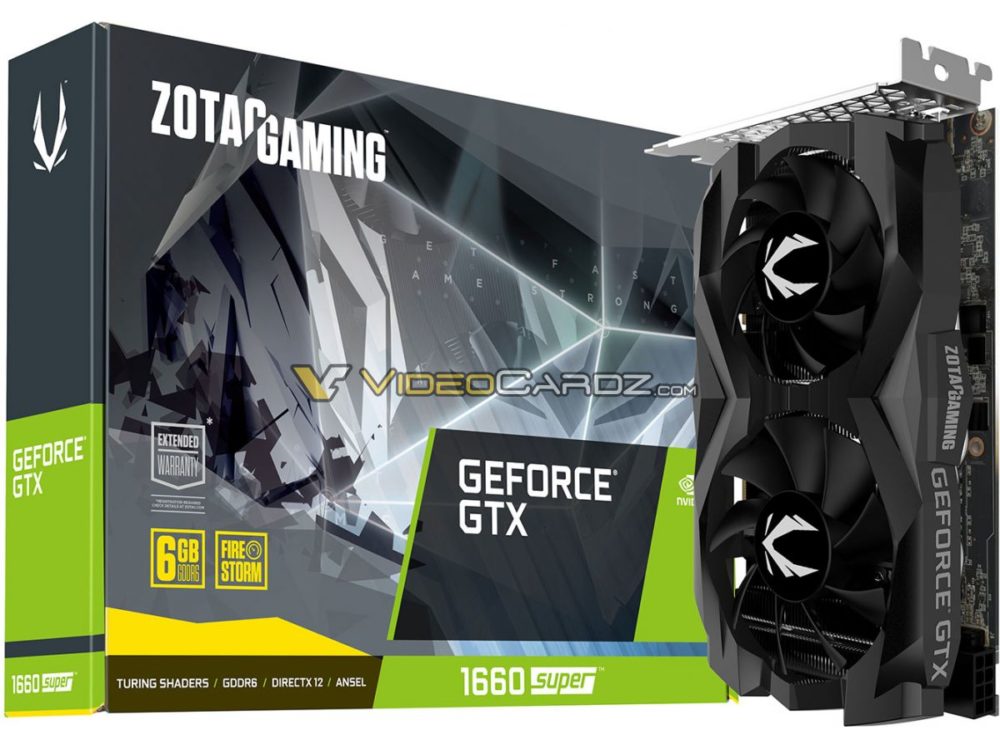 zotac gtx 1660 super 1000x7501 หลุดภาพ Nvidia GeForce GTX 1660 SUPER ใช้แรมแบบ GDDR6 6GB อย่างไม่เป็นทางการ