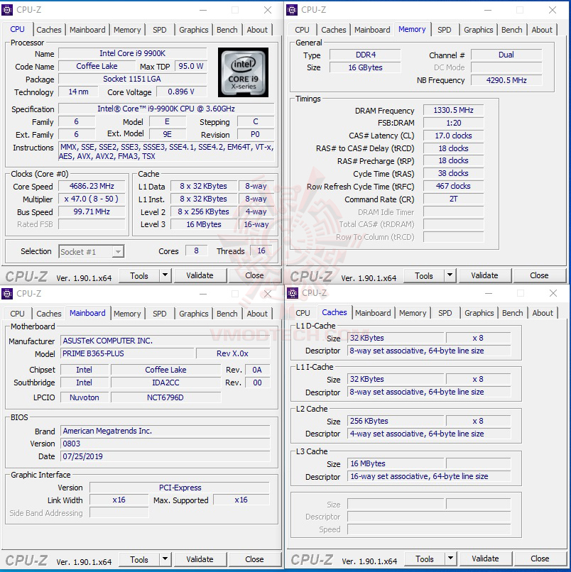 cpuid cpuid ASUS PRIME B365 PLUS REVIEW