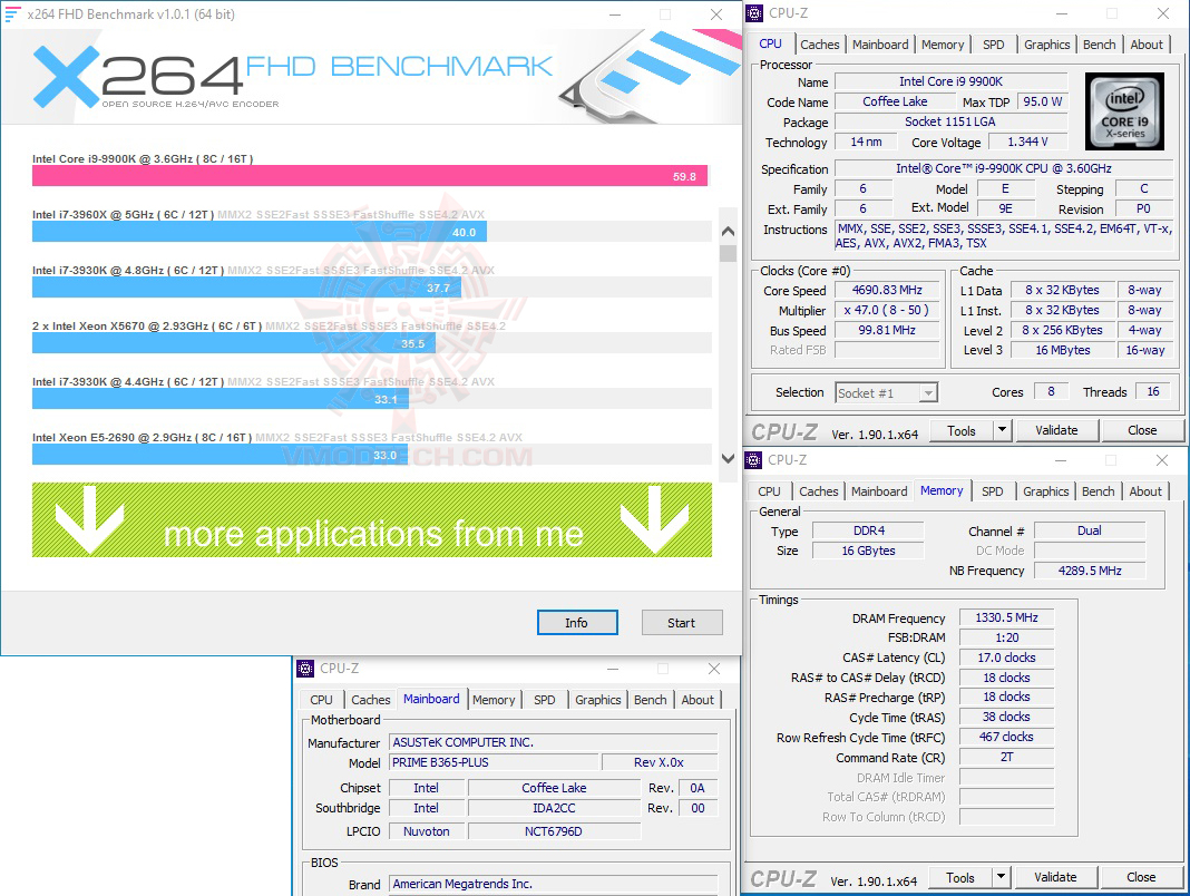 x264 x264 ASUS PRIME B365 PLUS REVIEW