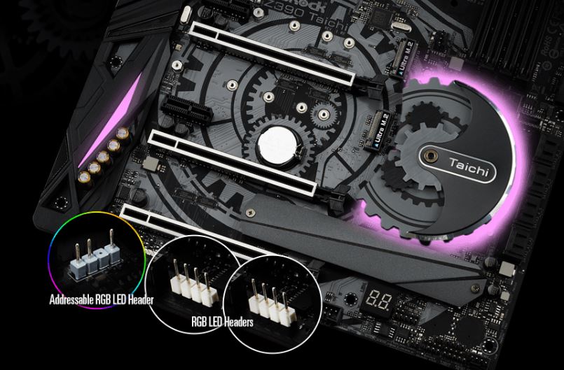 asrock z390 taichi rgb ASRock Z390 Taichi ปลดล็อคขุมพลัง Intel Gen9 เพื่อเกมเมอร์ระดับมืออาชีพ