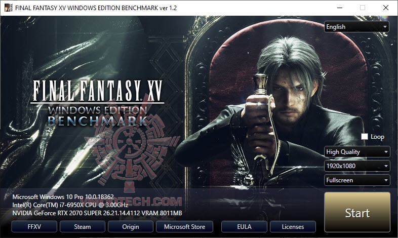 ff set ASUS GeForce RTX 2070 SUPER DUAL EVO OC Edition Review