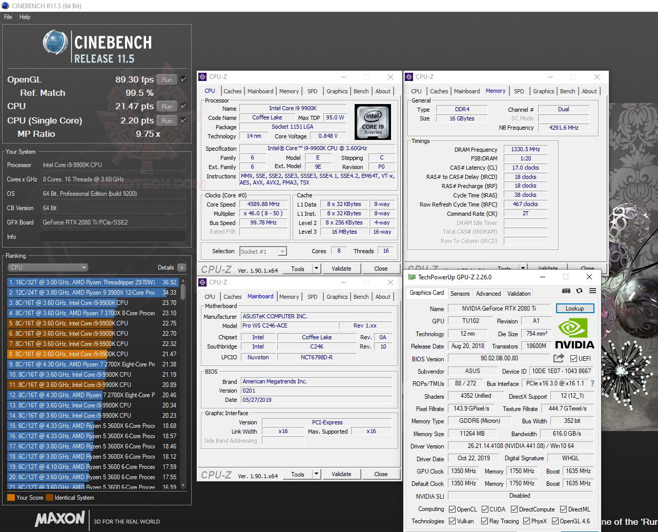 c11 ASUS Pro WS C246 ACE Review