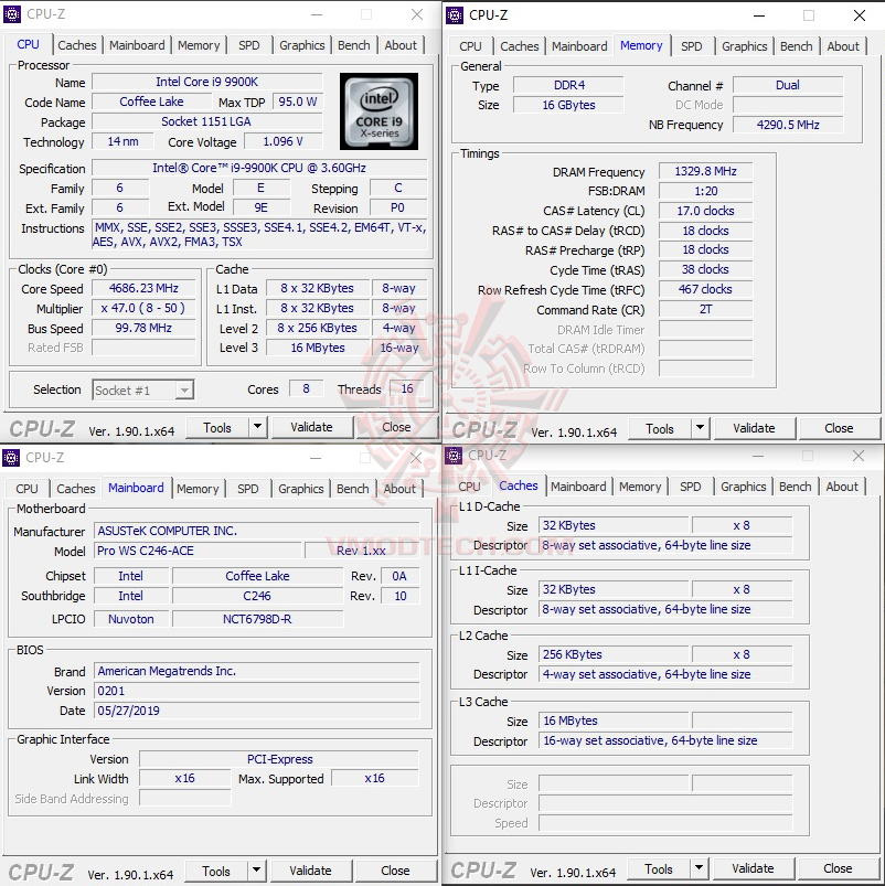 cpuid1 ASUS Pro WS C246 ACE Review